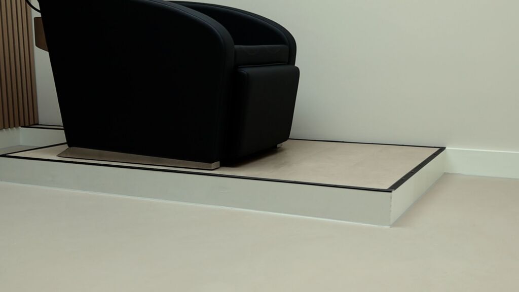 Lavastone Gietvloer kapsalon